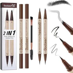 Boobeen 3pcs Hair-Like Eyebrow Pen Makeup kit
